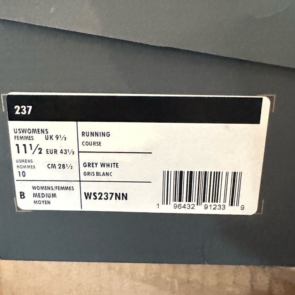 New Balance Women’s Grey/White 237 Athletic Sneaker Size 11.5 - Picture 6 of 6